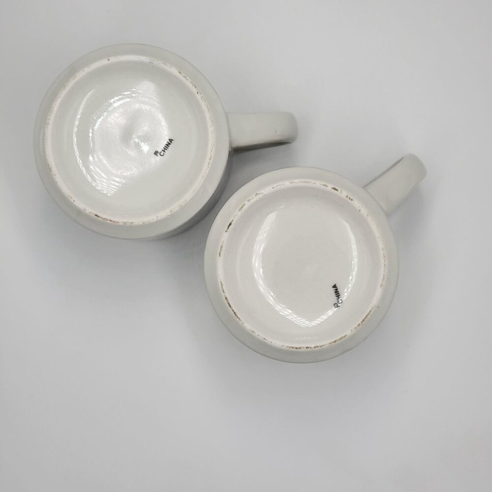 Vintage Newfoundland Dog Ceramic Coffee Mugs By Cindy Farmer 1986 Set of 2 - Picture 7 of 9